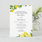 Faire-part de mariage Lemon Garden (Debout devant)