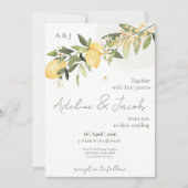 Faire-part de mariage Lemon Garden (Devant)