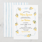 Faire-part de mariage Lemon main squeeze (Devant / Derrière)