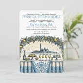 Faire-part de mariage Lemon Tile (Debout devant)