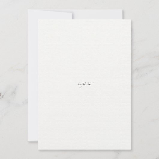 Faire-part de mariage lesbienne en toile papillon (Dos)