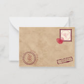 Faire-part de mariage Lettre d'amour (Devant)