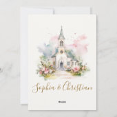 Faire-part de Mariage Lieu (Dos)