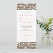 Faire-part de mariage - Lignes et points organique (Debout devant)