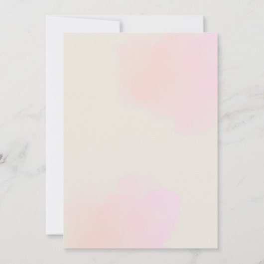 faire-part de mariage lilas (Dos)