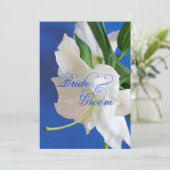 Faire-part de mariage Lily orientale (Debout devant)