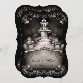 Faire-part de mariage Love Cemetery (Devant / Derrière)