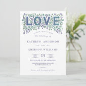 Faire-part de mariage Love Entwined (Debout devant)