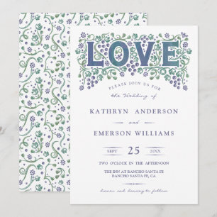 Faire-part de mariage Love Entwined