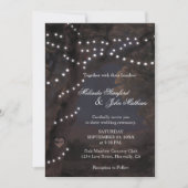 Faire-part de mariage | Lumières de chaînes (Devant)