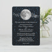 Faire-part de mariage lunaire (Debout devant)