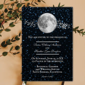 Faire-part de mariage lunaire