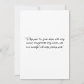 Faire-part de mariage luxe en acrylique clair cham (Dos)