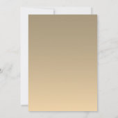 Faire-part de mariage luxe or et violet (Dos)