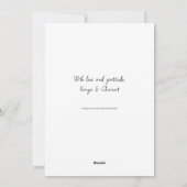Faire-part de mariage Luxe Satin Doré | Sparkle Cr (Dos)