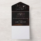 Faire-Part de Mariage Luxueux de Gatsby (À l'intérieur)