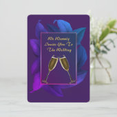 Faire-part de mariage Magnolia 2 (Debout devant)