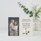 Faire-Part de Mariage Magnolia du Sud (Debout devant)