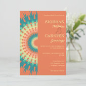 Faire-part de mariage Mandala Sud-Ouest (Debout devant)