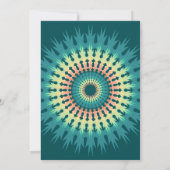 Faire-part de mariage Mandala Sud-Ouest (Dos)