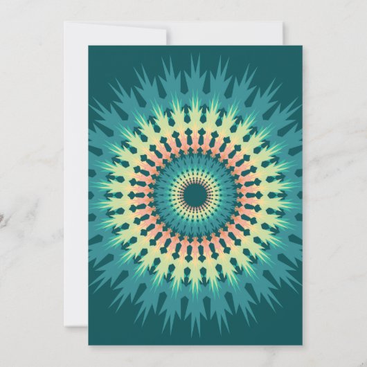 Faire-part de mariage Mandala Sud-Ouest (Dos)