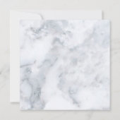Faire-part de mariage Marbre blanc (Dos)