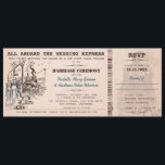 Faire-part de mariage Mariage<br><div class="desc">Faire-part de mariage de Express Mariage. A 2 en 1 faire-part de mariage et rsvp. Une invitation mariage parfaite pour un mariage économique, pour un thème de mariage vintage, pour un thème mariage ferroviaire, pour un mariage de destination. L'élément est entièrement personnalisable. Vous pouvez modifier les textes: ajoutez les vôtres,...</div>