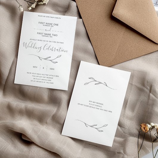 faire-part de mariage mariage anneaux