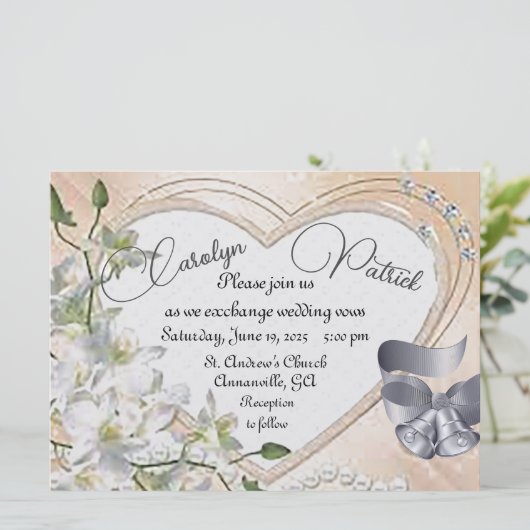 Faire-part de mariage mariage Bell (Debout devant)