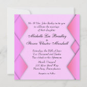 Faire-part de mariage Mariage de poids rose (Devant)