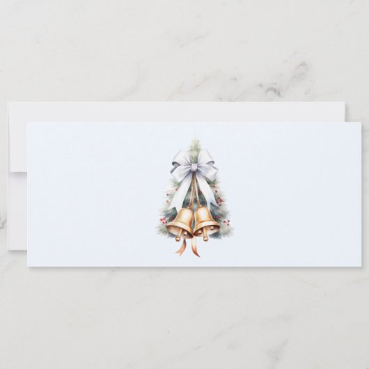 Faire-part de mariage, Mariage d'hiver, Noël (Dos)