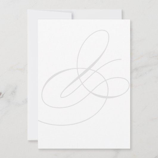 Faire-part de mariage Mariage d'or Elegance modern (Dos)