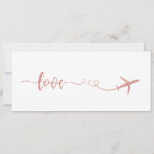 Faire-part de mariage, Mariage fixe, Amour (Dos)