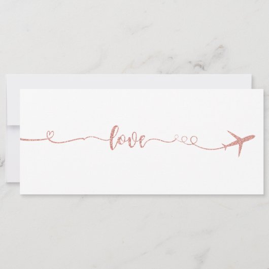 Faire-part de mariage, Mariage fixe, Amour (Dos)