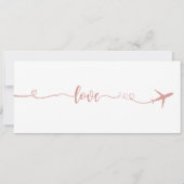 Faire-part de mariage, Mariage fixe, Amour (Dos)