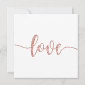 Faire-part de mariage, Mariage fixe, Amour (Dos)