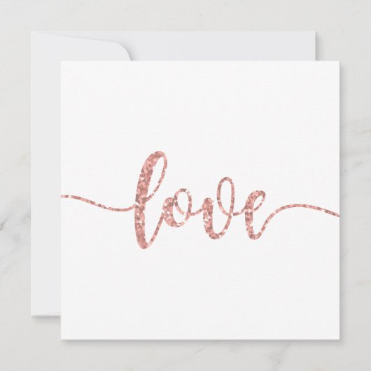 Faire-part de mariage, Mariage fixe, Amour (Dos)