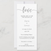 Faire-part de mariage, Mariage fixe, Amour (Devant)