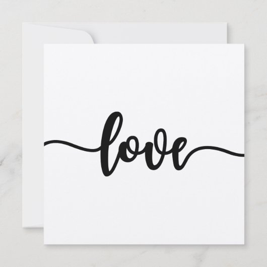 Faire-part de mariage, Mariage fixe, Amour (Dos)