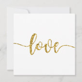 Faire-part de mariage, Mariage fixe, Amour (Dos)