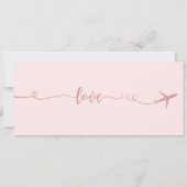 Faire-part de mariage, Mariage fixe, Amour (Dos)