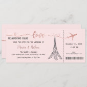 Faire-part de mariage, Mariage fixe, Amour (Devant / Derrière)