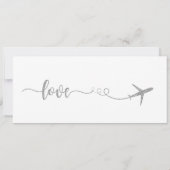 Faire-part de mariage, Mariage fixe, Amour (Dos)