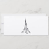 Faire-part de mariage, Mariage fixe, Amour (Dos)