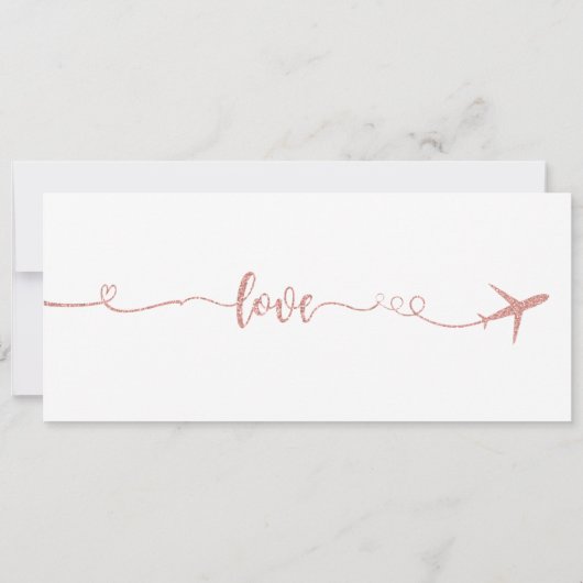 Faire-part de mariage, Mariage fixe, Amour (Dos)
