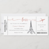 Faire-part de mariage, Mariage fixe, Amour (Devant)