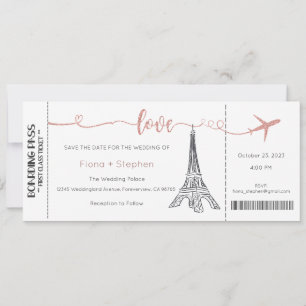 Faire-part de mariage, Mariage fixe, Amour