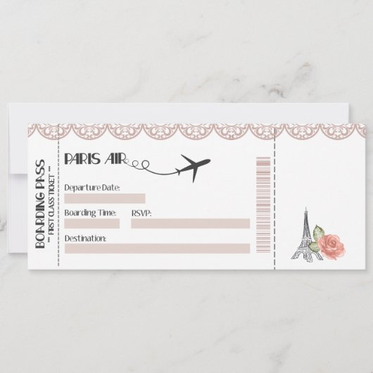 Faire-part de mariage, Mariage fixe, Amour (Devant)