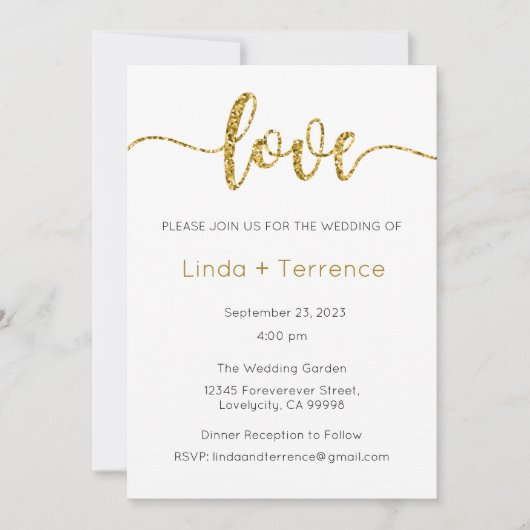 Faire-part de mariage, Mariage fixe, Coeur (Devant)