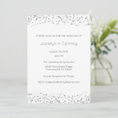 Faire-part de mariage, Mariage fixe, Coeur (Debout devant)